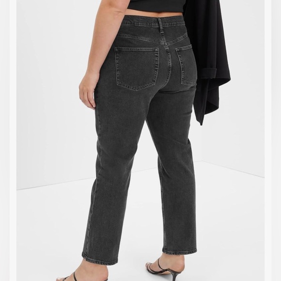 GAP Women's High Rise Straight Fit Denim Jeans - Picture 4 of 6